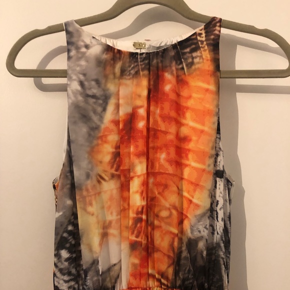Orange white and green maxi - Picture 3 of 3